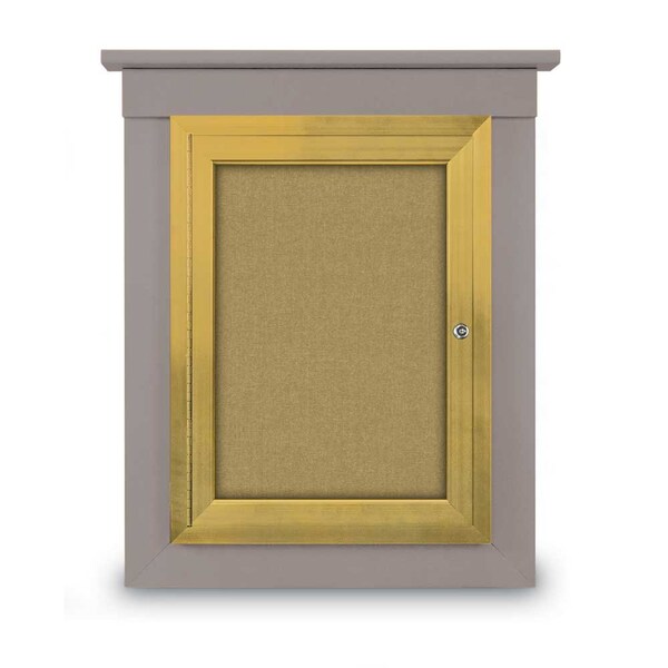Sliding Glass Enclosed Letterboard, 60"x3